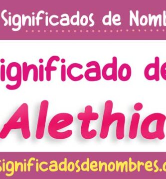Significado de Alethia