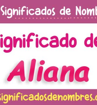 Significado de Aliana