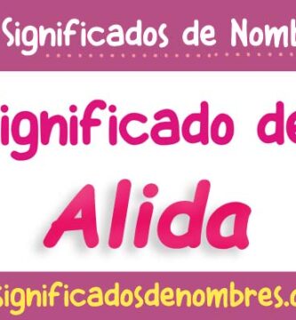 Significado de Alida