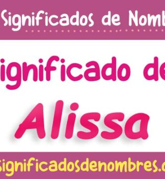 Significado de Alissa