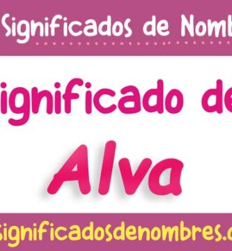 Significado de Alva