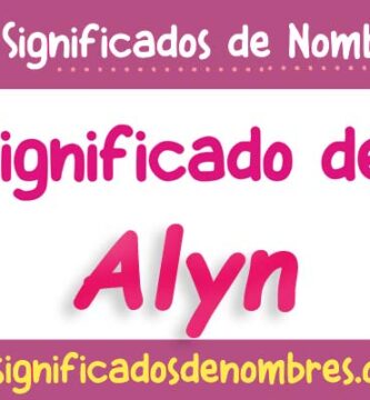 Significado de Alyn