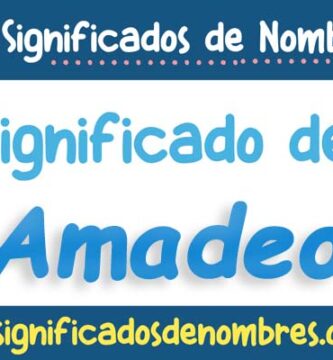 Significado de Amadeo