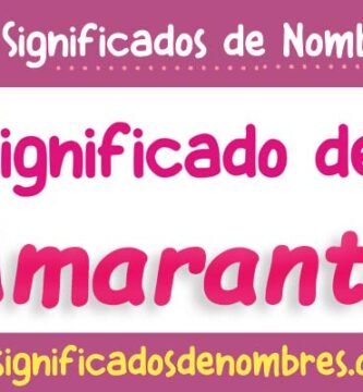 Significado de Amaranta