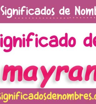 Significado de Amayrany