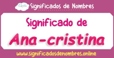 Significado de Ana Cristina