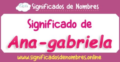 Significado de Ana Gabriela