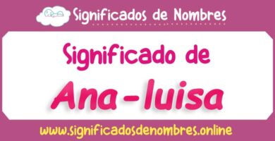 Significado de Ana Luisa
