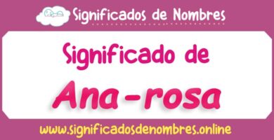 Significado de Ana Rosa
