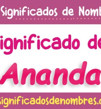Significado de Ananda