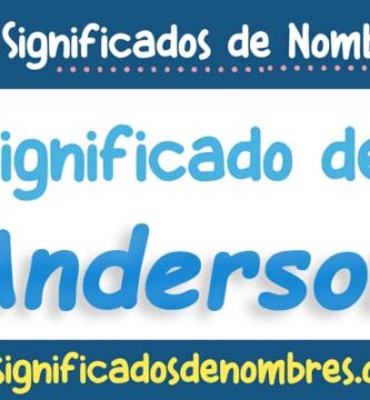 Significado de Anderson