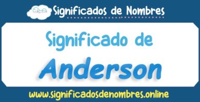 Significado de Anderson