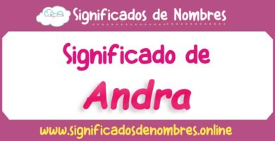 Significado de Andra
