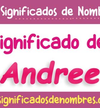 Significado de Andree