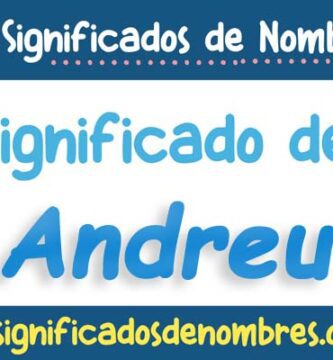 Significado de Andreu