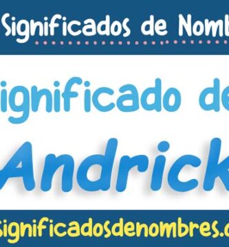 Significado de Andrick