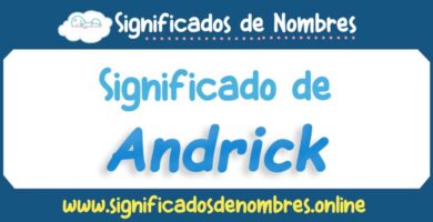 Significado de Andrick