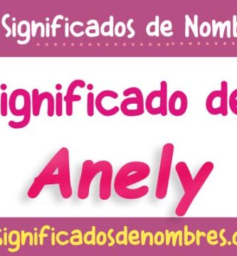 Significado de Anely