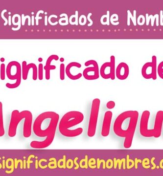 Significado de Angelique