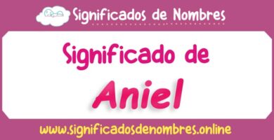 Significado de Aniel