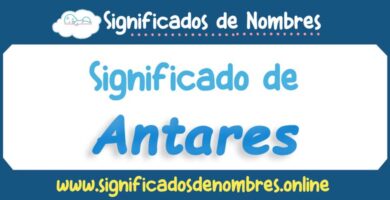 Significado de Antares