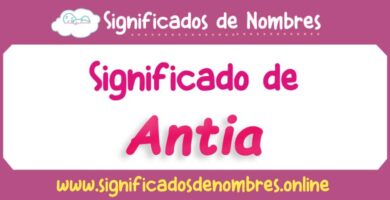 Significado de Antia