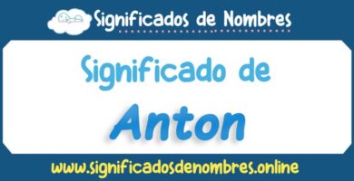 Significado de Anton