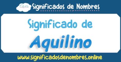 Significado de Aquilino