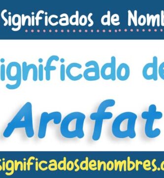 Significado de Arafat