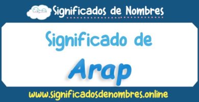 Significado de Arap