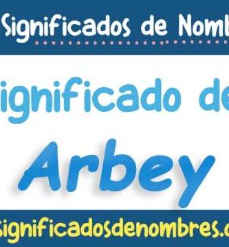 Significado de Arbey