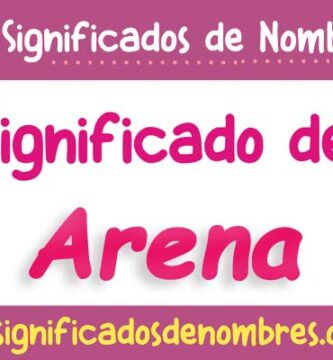 Significado de Arena