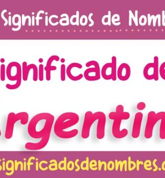 Significado de Argentina