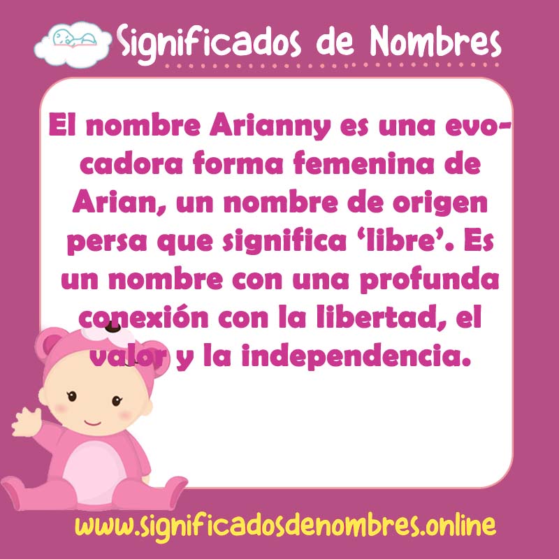 Significado y origen del nombre Arianny