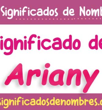 Significado de Ariany