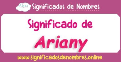 Significado de Ariany