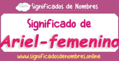 Significado de Ariel Femenino