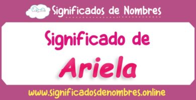Significado de Ariela