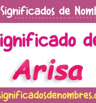 Significado de Arisa
