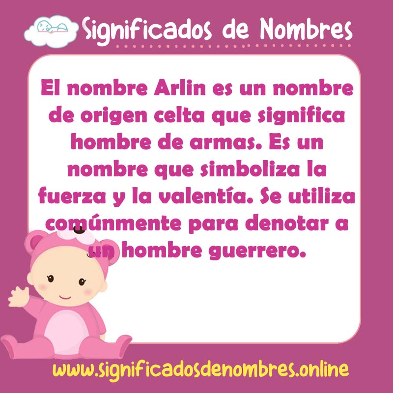 Significado y origen del nombre Arlin