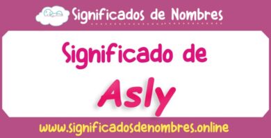 Significado de Asly