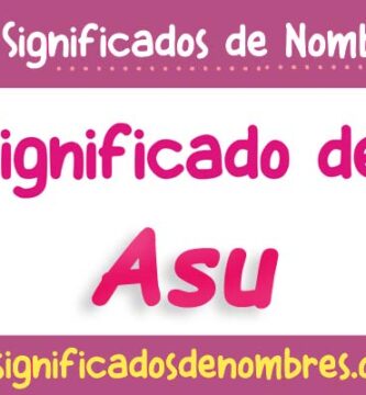 Significado de Asu