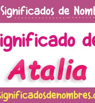 Significado de Atalia