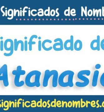 Significado de Atanasio