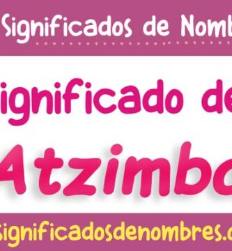 Significado de Atzimba