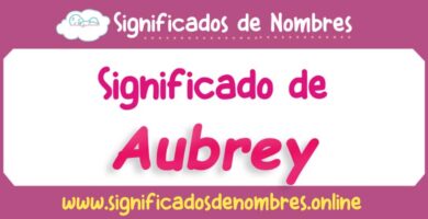 Significado de Aubrey