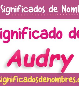 Significado de Audry