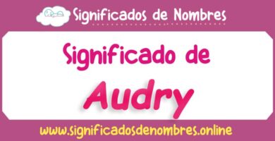 Significado de Audry