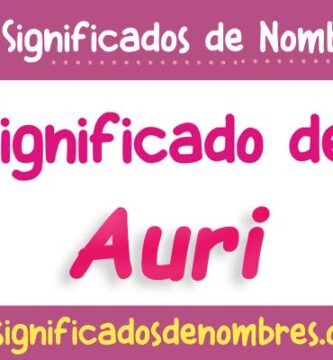 Significado de Auri