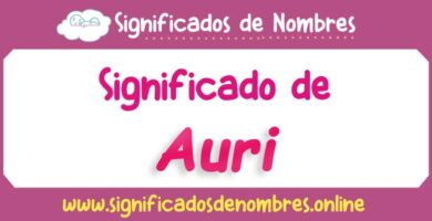 Significado de Auri